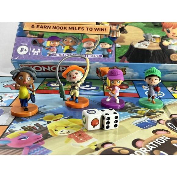 Monopoly Animal Crossing: New Horizons Edition Board Game Hasbro Gaming Complete - Picture 11 of 14